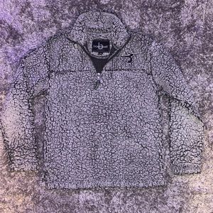 Fuzzy gymnastics quarter zip